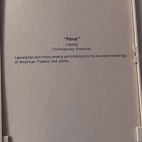 Floral Art Print in Ornate Frame - Picture 4 of 6